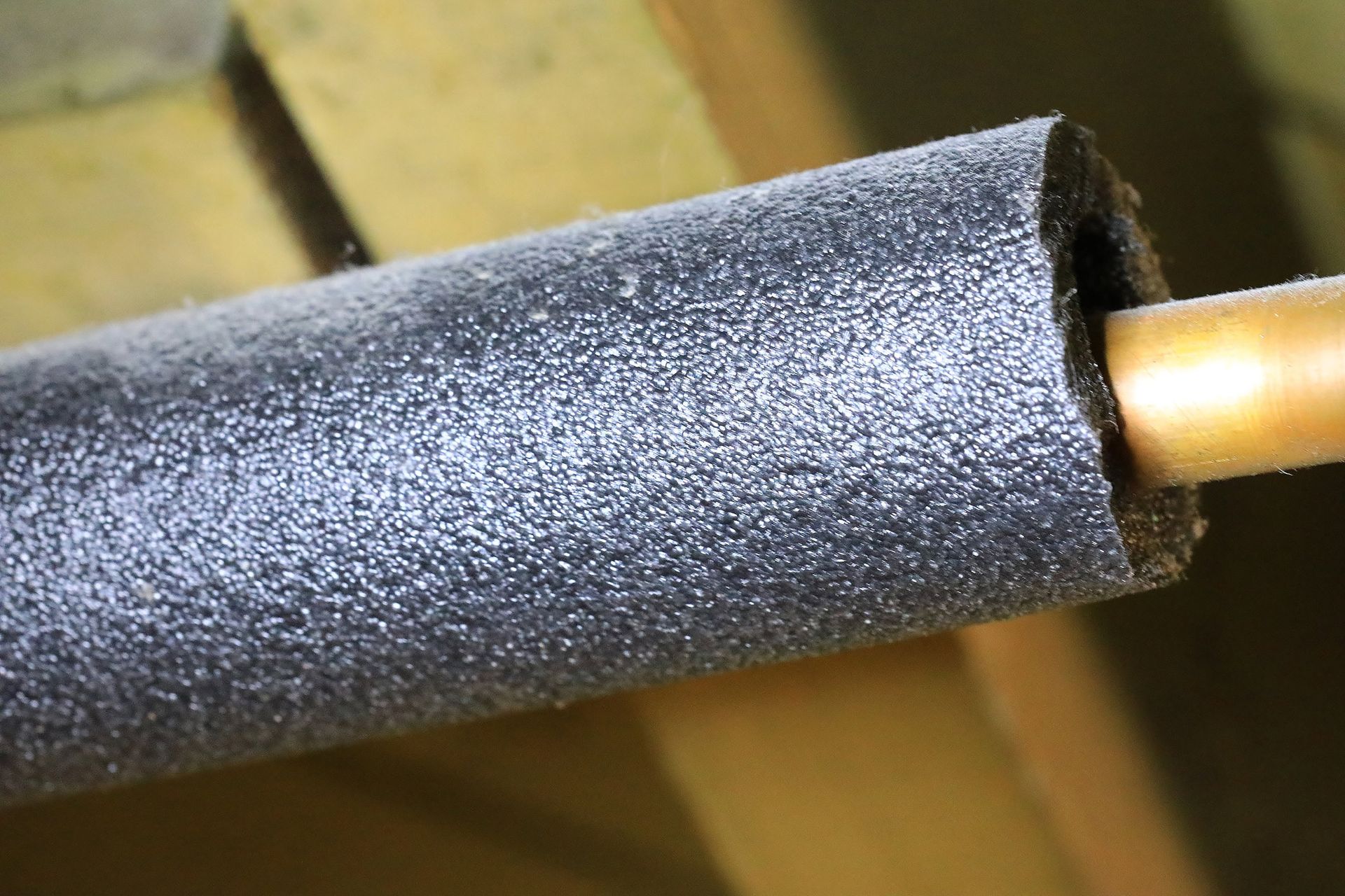 Insulation Foam Around a Copper Water Pipe — New Richmond, WI — Spray Foam Technologies LLC