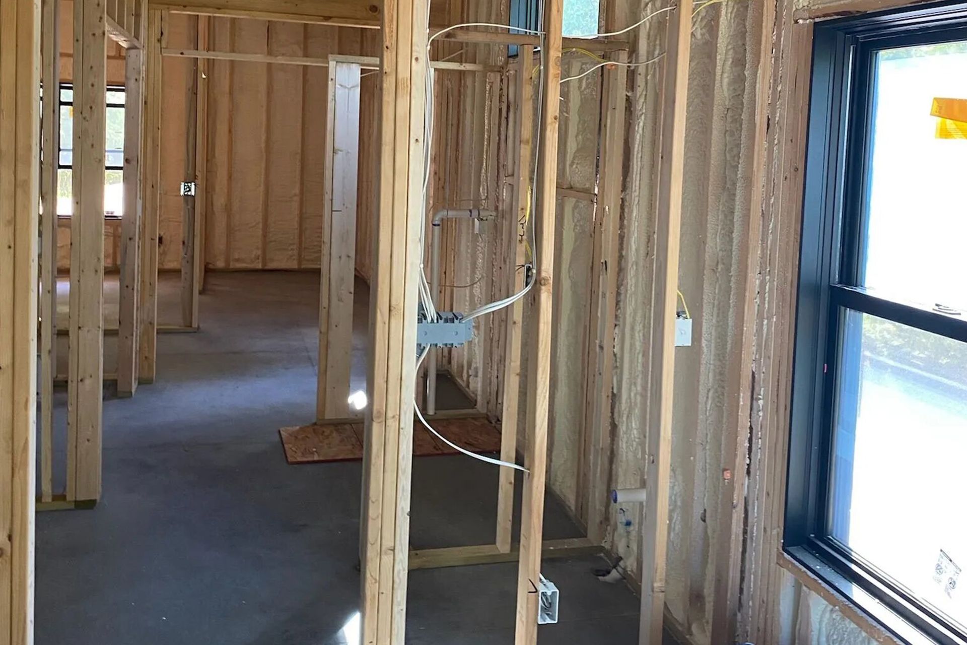 Under Construction With Wooden Walls — New Richmond, WI — Spray Foam Technologies LLC