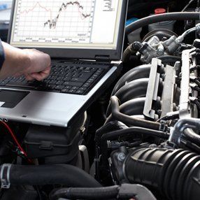 Engine and car diagnostics in progress