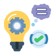 A light-bulb illustration representing the dynamic state of Search Engine Optimization in the AI era