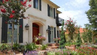 House With Beautiful Landscaping