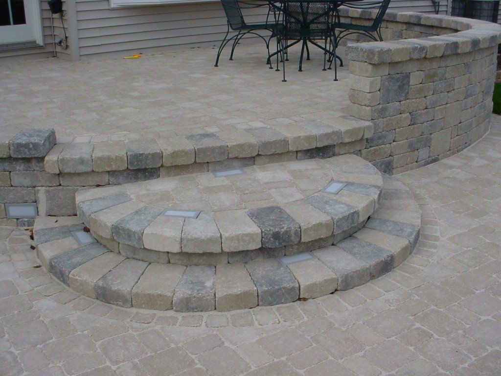 Brick stairs — South Bend , IN — Fuerbringer Landscaping & Design