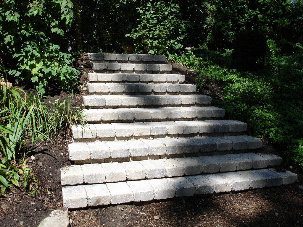 Concrete stairs paving — South Bend , IN — Fuerbringer Landscaping & Design