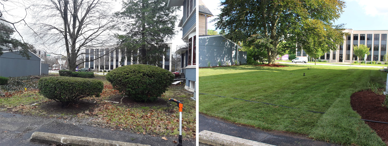 Before and After Landscape — South Bend , IN — Fuerbringer Landscaping & Design