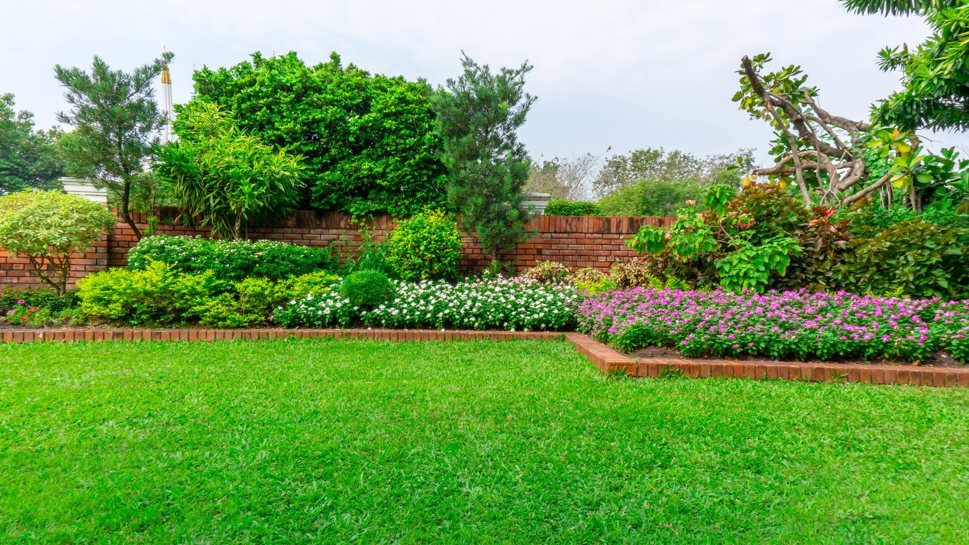 A well-maintained landscape.