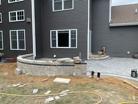 Big House Having A Patio — South Bend , IN — Fuerbringer Landscaping & Design