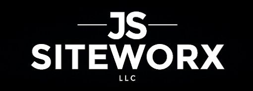JS Siteworx logo in white text on a black background.