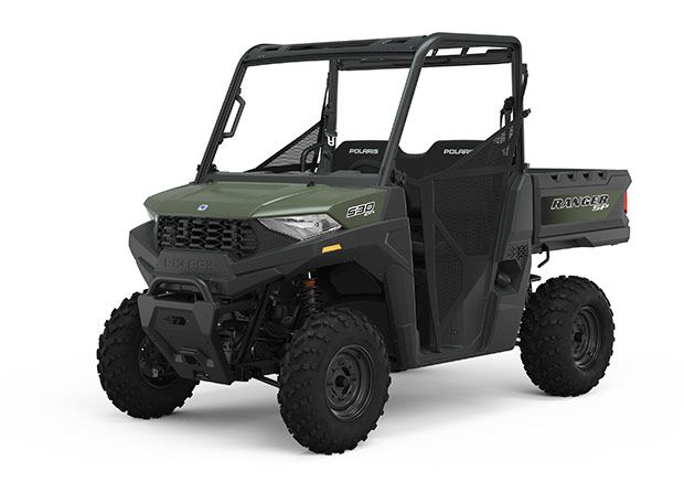 A Green and Black Atv is on a White Background — PowerMaster Batteries Moree in Moree, NSW