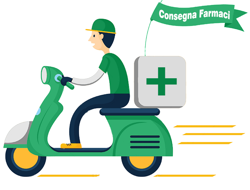 Farmacista spiega a un cliente le modalità di assunzione del medicinale