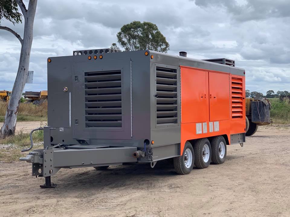 Container Painted on Orange & Grey — All Blast and Paint in Bakers Creek, QLD