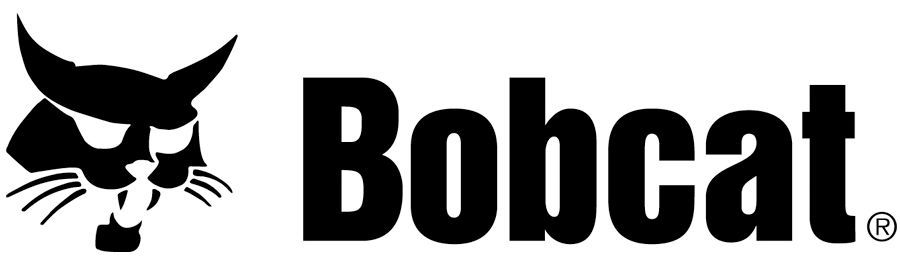 A bobcat logo with a cat 's head and the word bobcat.