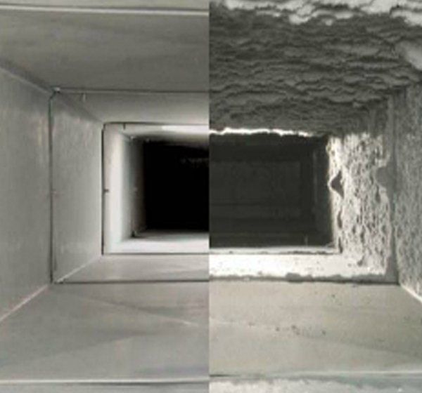 Before and After Image of a Vent — Cary, IL — Kingsborough Chimney Sweep Inc
