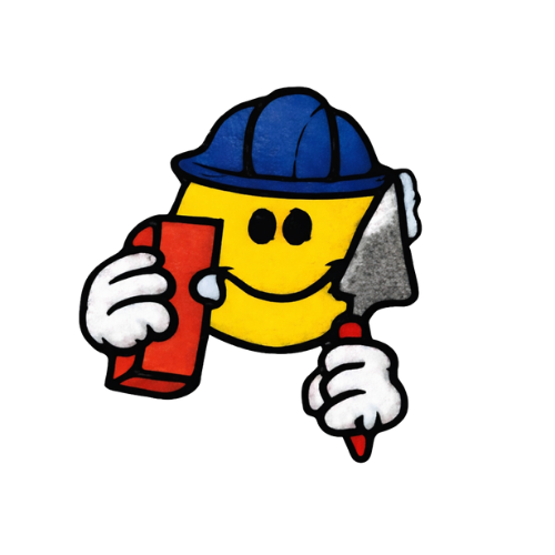 Logo: Geometric house icon with orange accent,