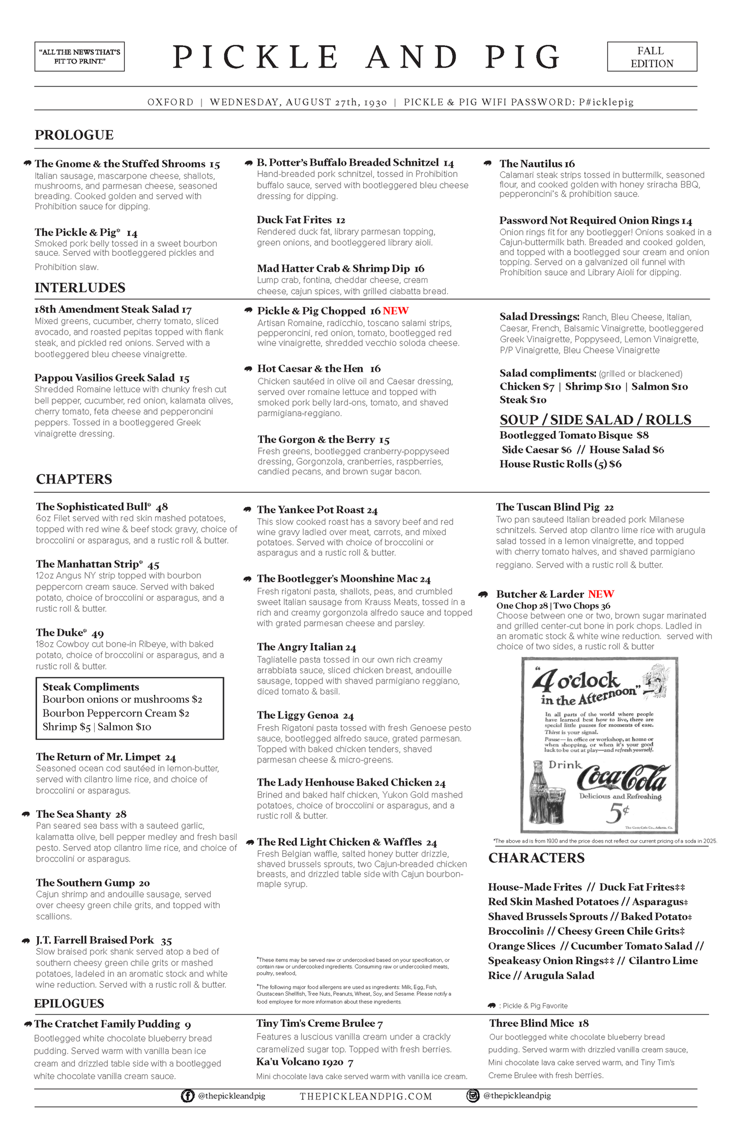 Main Menu
