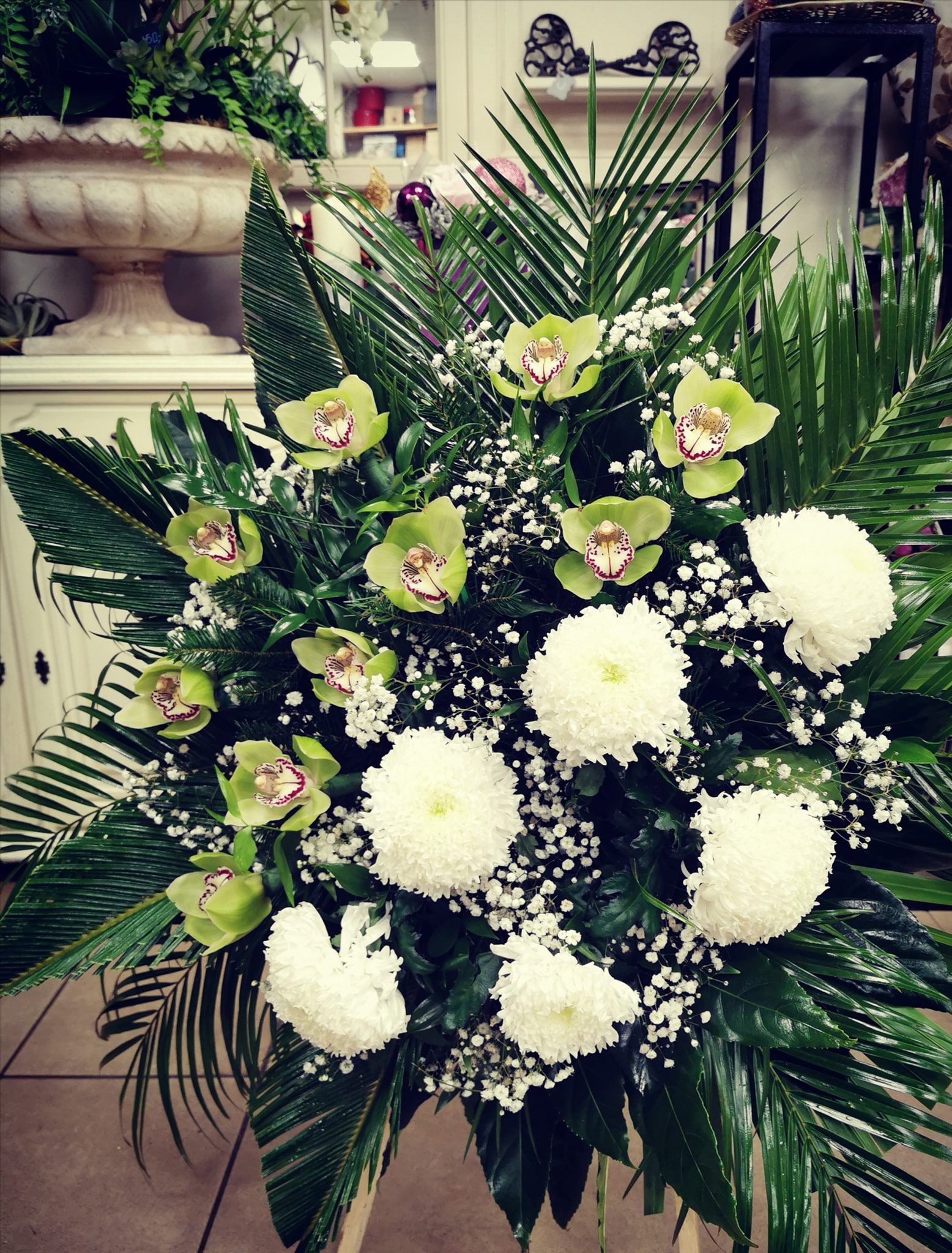 Gedulo vainikai, puokštės