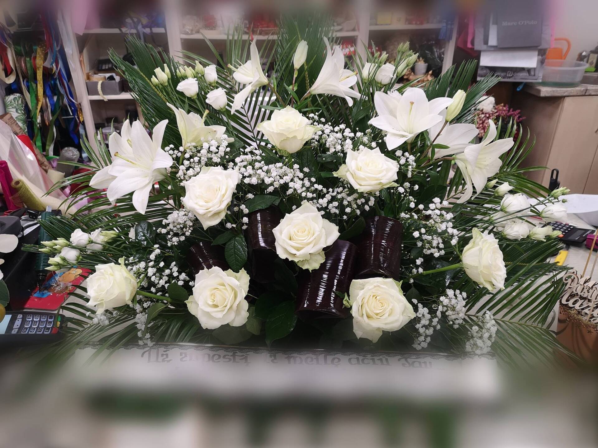 Gedulo vainikai, puokštės