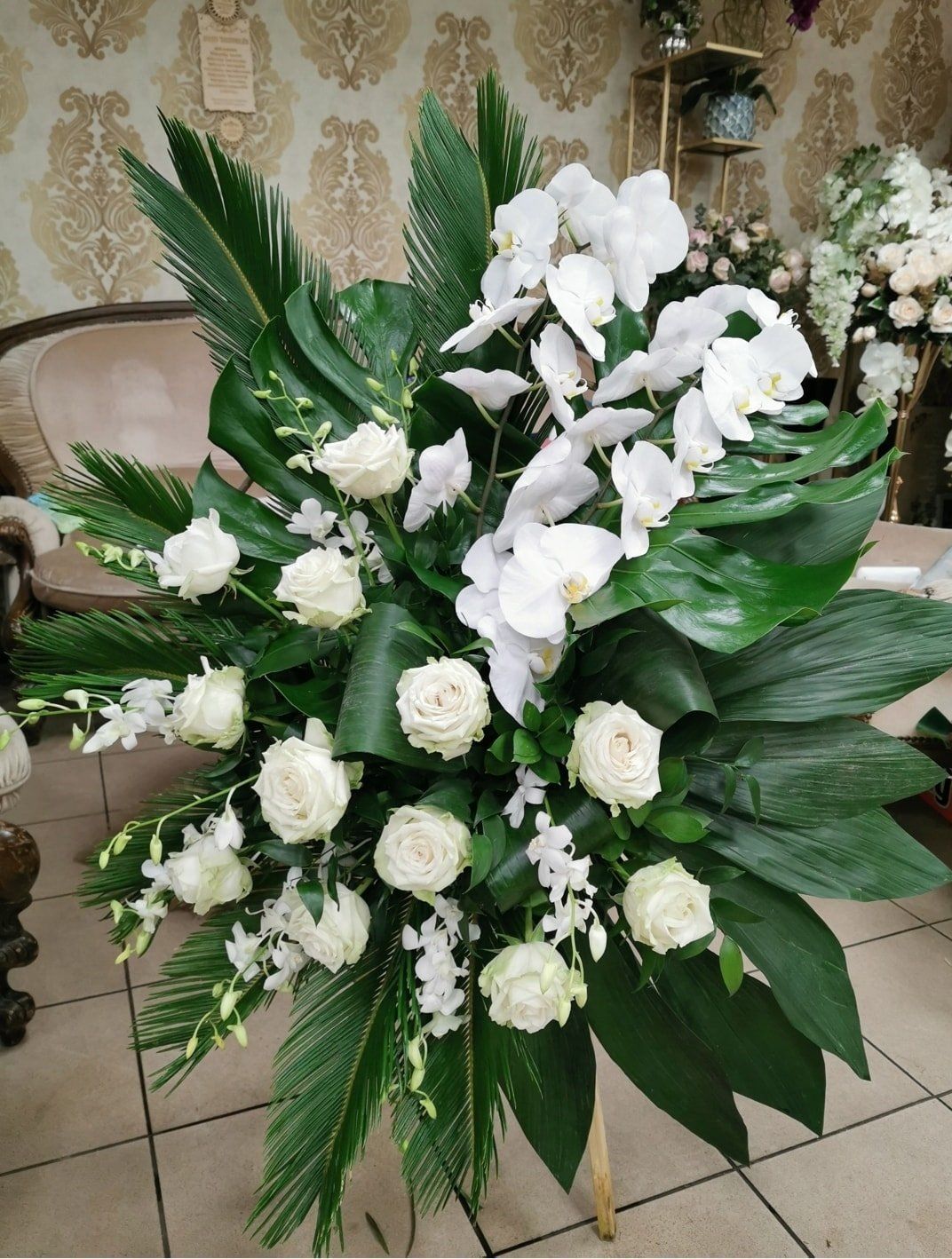 Gedulo vainikai, puokštės