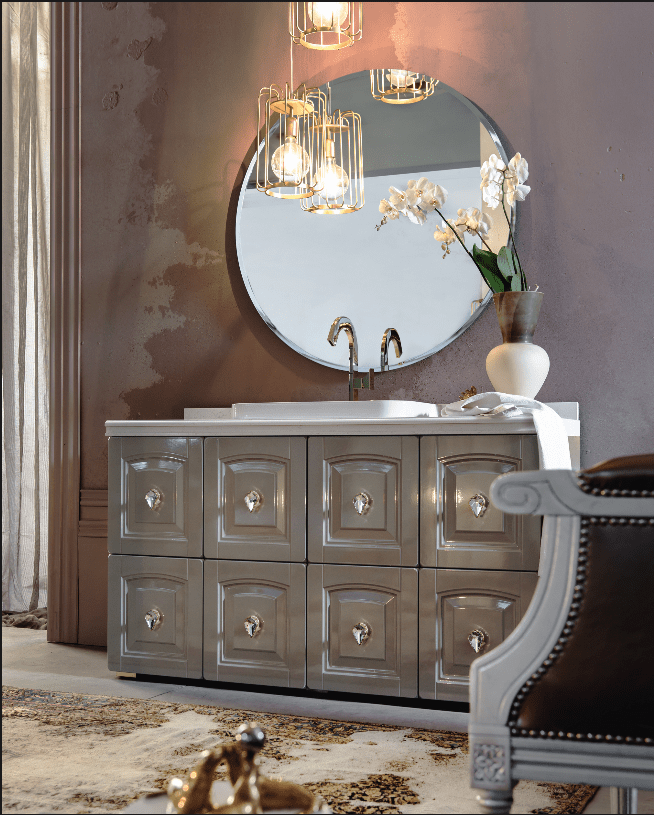 specchio rotondo bagno