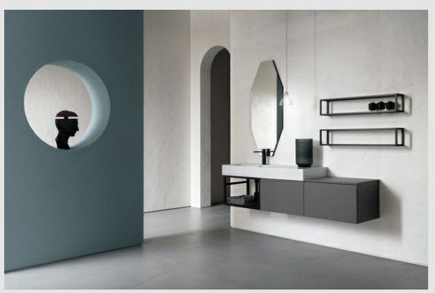 ripiano lavabo sospeso