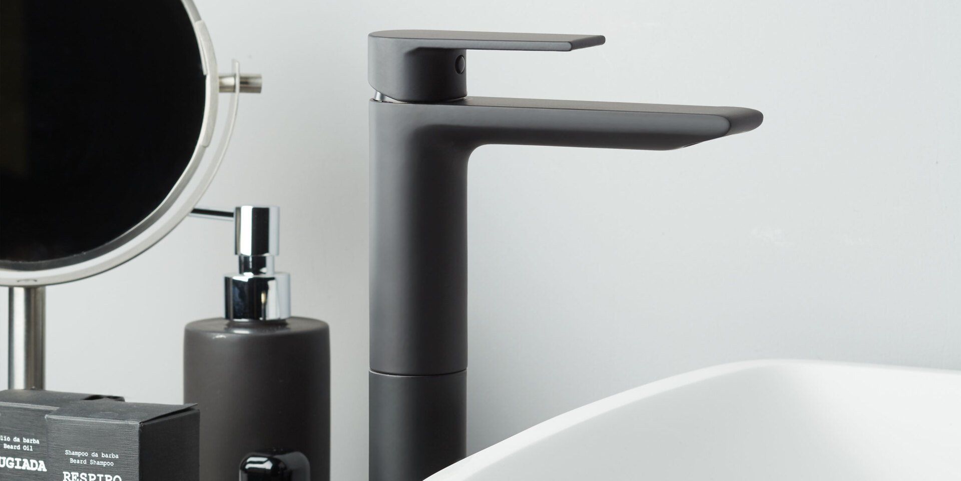 rubinetto lavabo a colonna