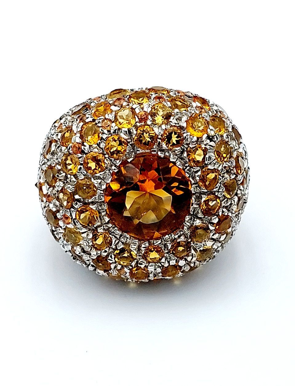 Anello argento Soraya con topazi 04