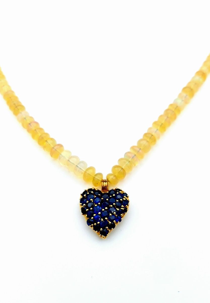 Collana opale e pendente zaff 02