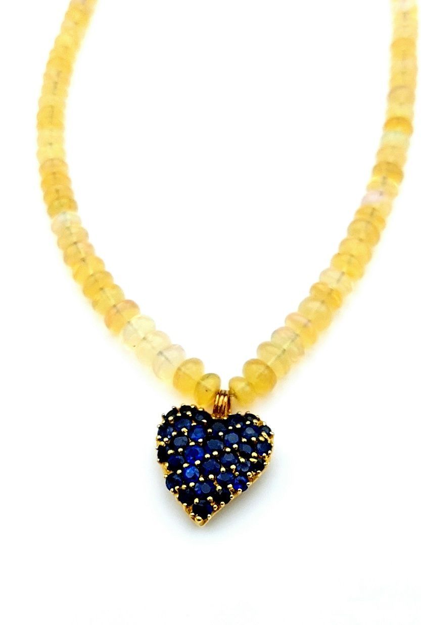 Collana opale e pendente zaff 05