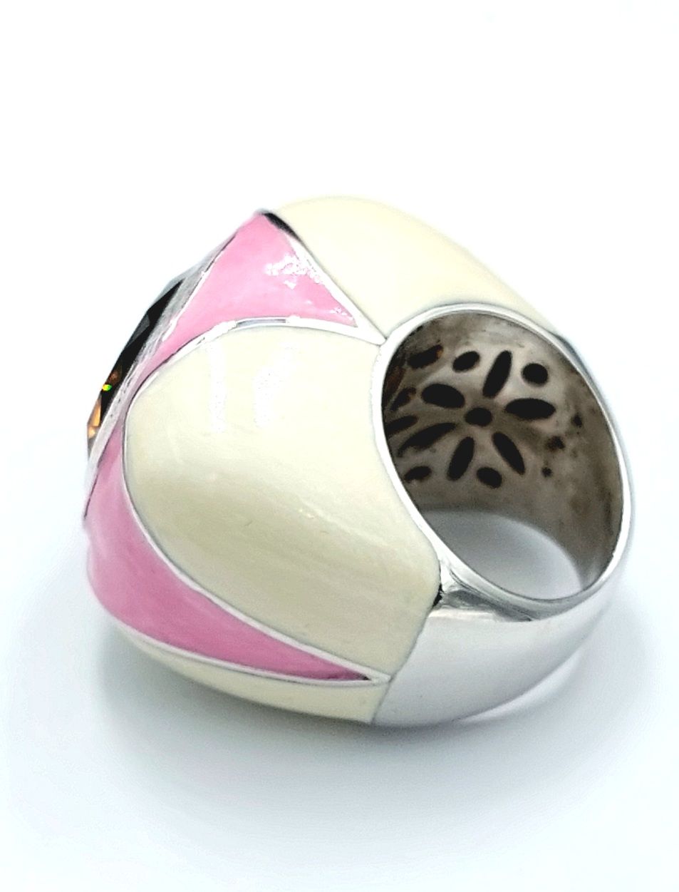 anello arg top smalto rosa bianco 02