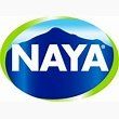 The naya logo is a blue circle with a mountain in the background.