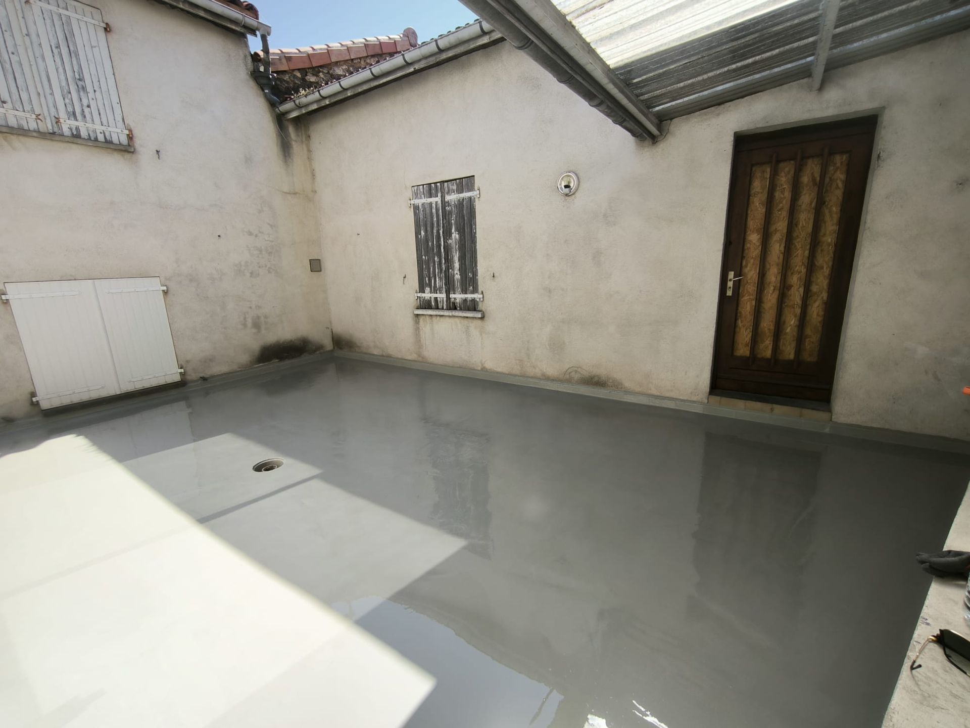 Étanchéité toit-terrasse après