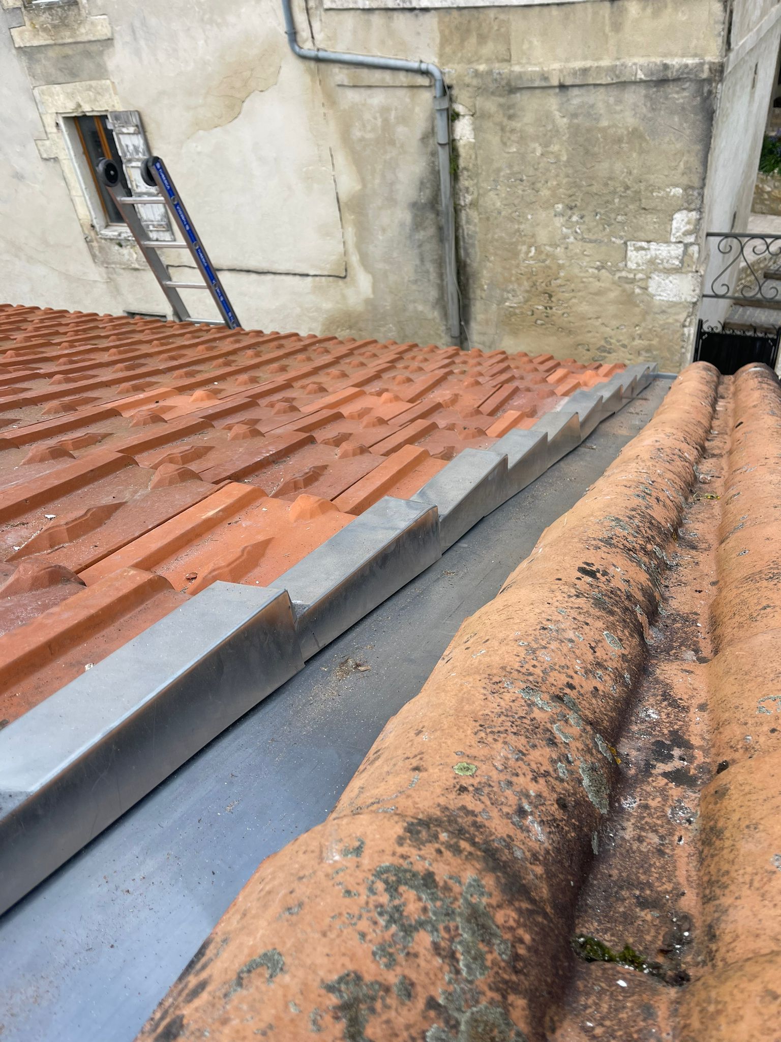 Cheneau à noquet zinguerie