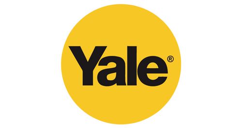 Yale logo: black text on a yellow circle.