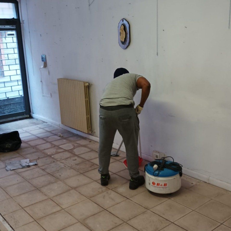 pulizia pavimento condominiale
