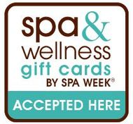Spa and wellness gift cards by spa week are accepted here.