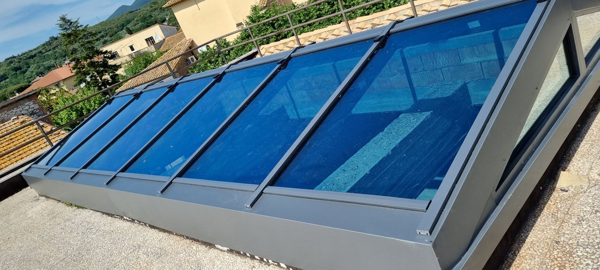 Produzione tetto in vetro Orvieto,Terni,Viterbo