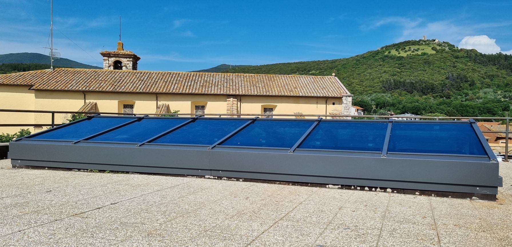 Fabrica tetto in vetro Orvieto,Terni,Viterbo