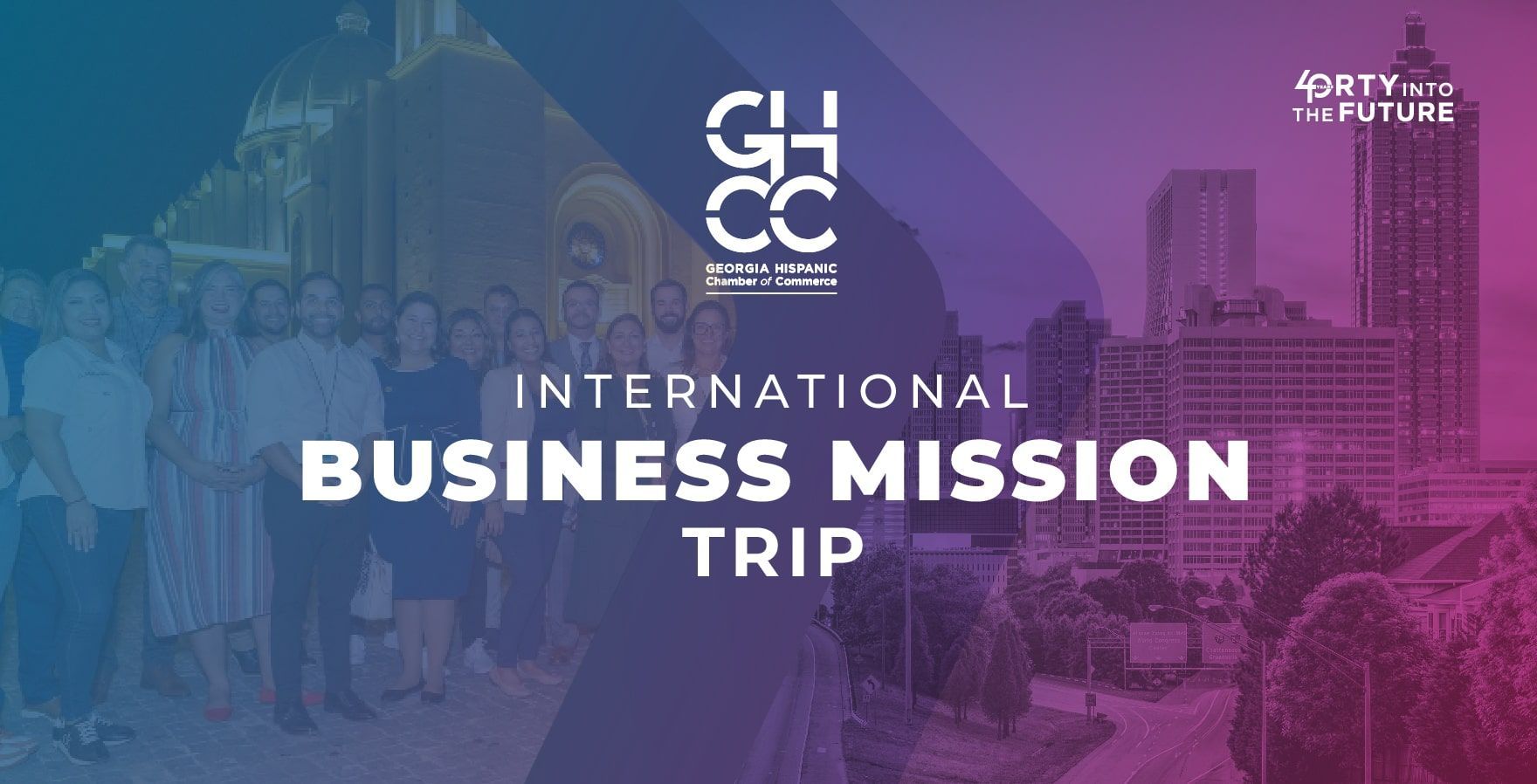 a poster for an international business mission trip