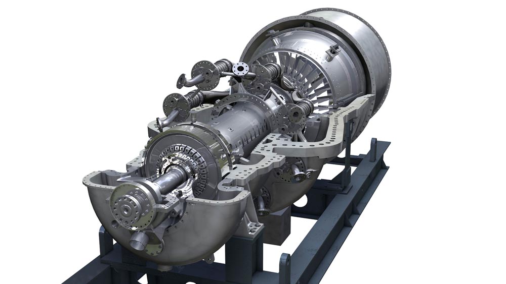 A close up of a machine on a stand on a white background.