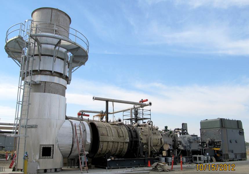 A picture of a factory taken on october 15 2012