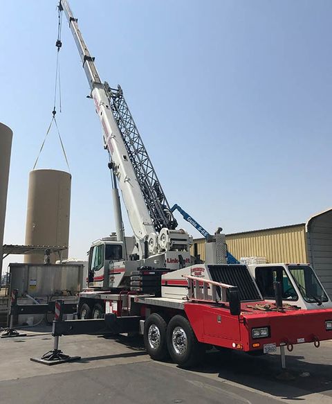 Equipment — Heavy crane lift in Fresno, CA