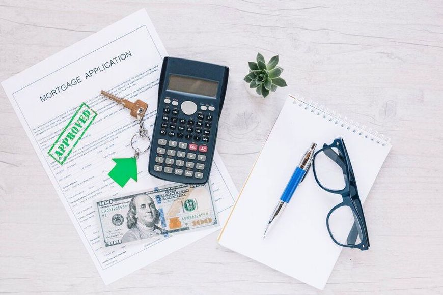 Mortgage application with 