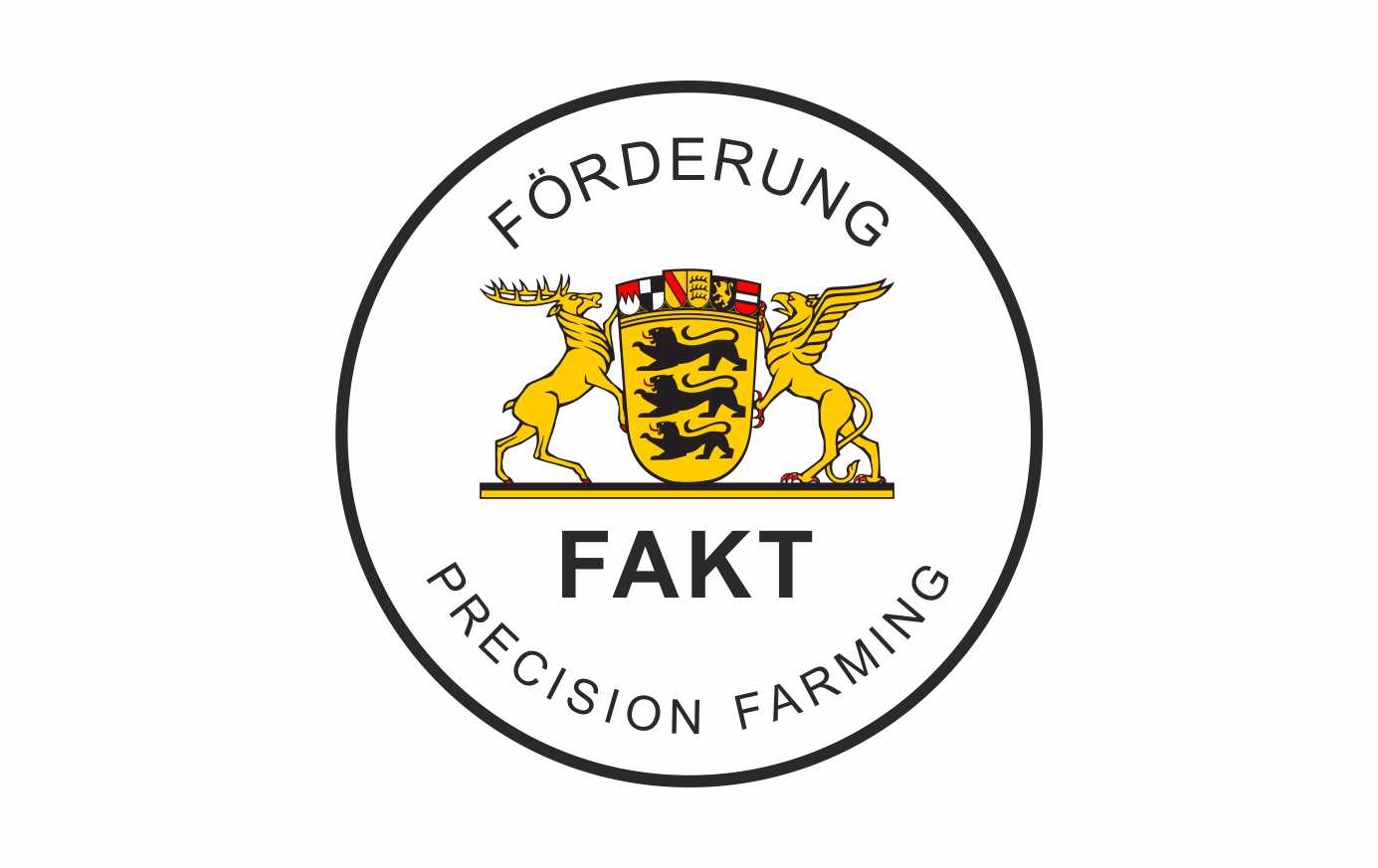 Das Logo für Präzisionslandwirtschaft trägt ein Wappen