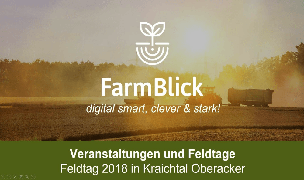 FarmBlick Feldtag 2018 in Kraichtal Oberacker