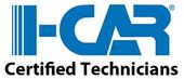 i-car certified technicians ;ogo | Brandon's Body Shop & Repair
