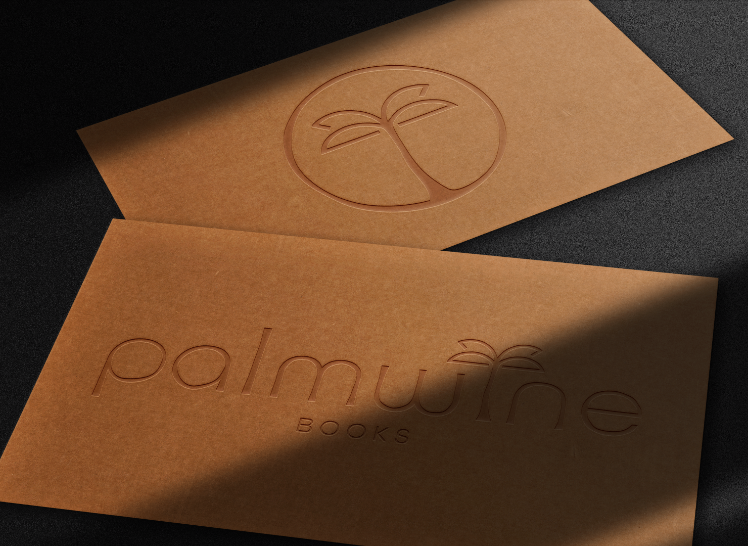 Two business cards with the word palmwine written on them