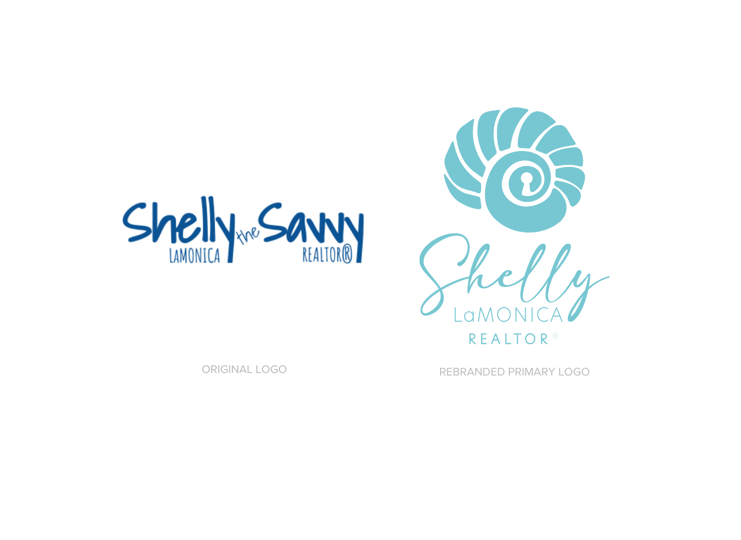 Two logos for shelly and sany are shown on a white background.
