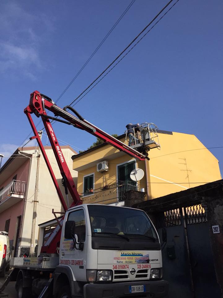 mezzo con cestello a noleggio