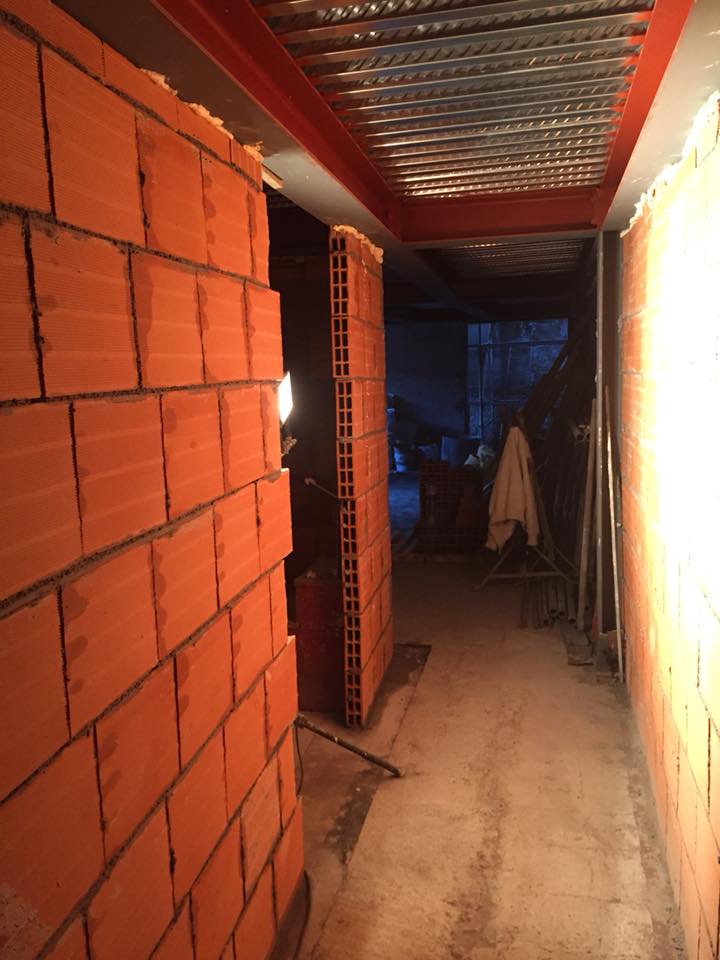 lavoro edile in mattoni