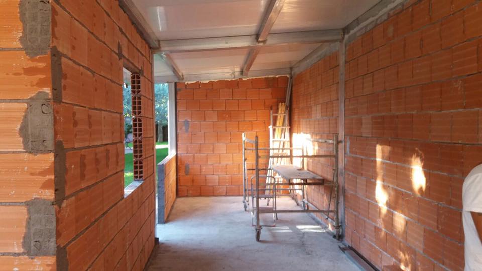 costruzione in mattoni