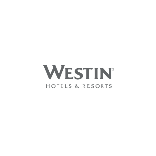 Westin Hotels & Resorts logo in grey against white background.
